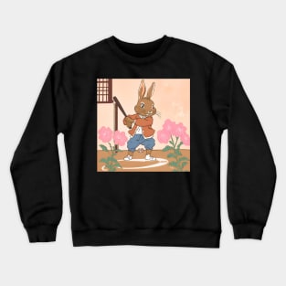 Vintage Baseball Player Since Young Rabbit Lover Crewneck Sweatshirt